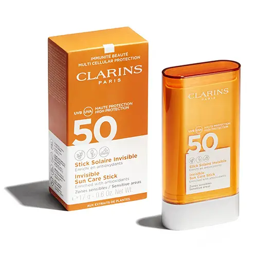 ضد آفتاب استیکی کلارنس بی رنگ SPF50